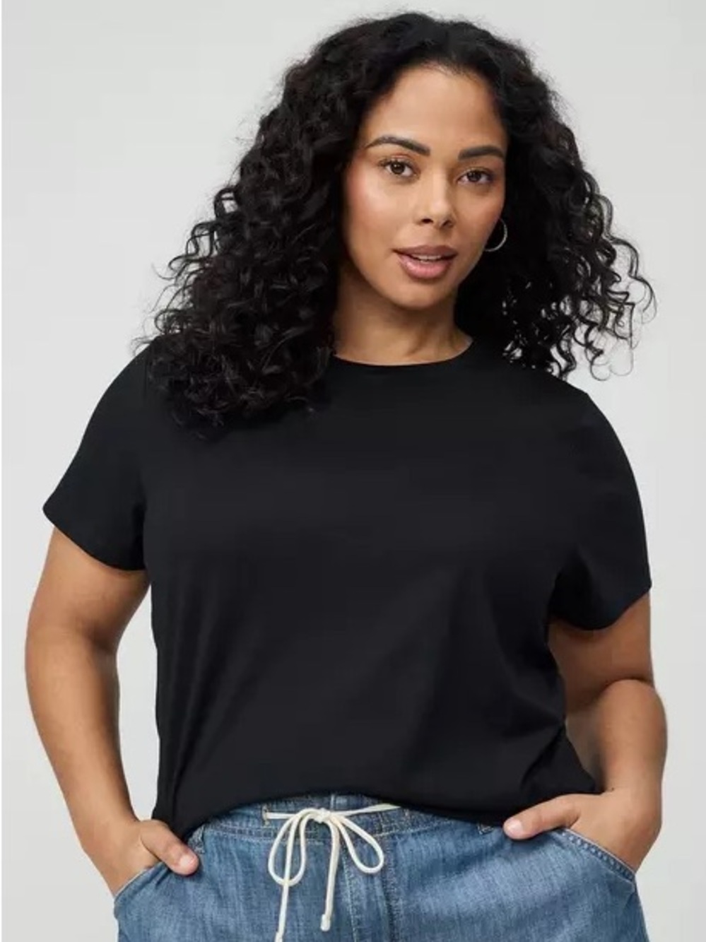Torrid Women’s Black Short Sleeve Crewneck Tee Plus Size 2